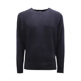 9587AV MAGLIONE UOMO BROOKSFIELD MAN CASHMERE SWEATER BLUE