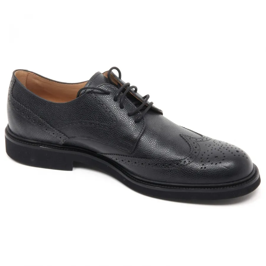 B8327 scarpa inglese uomo TOD'S scarpa bucature nero shoe man
