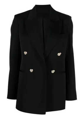 Blazer aperto in nero - donna