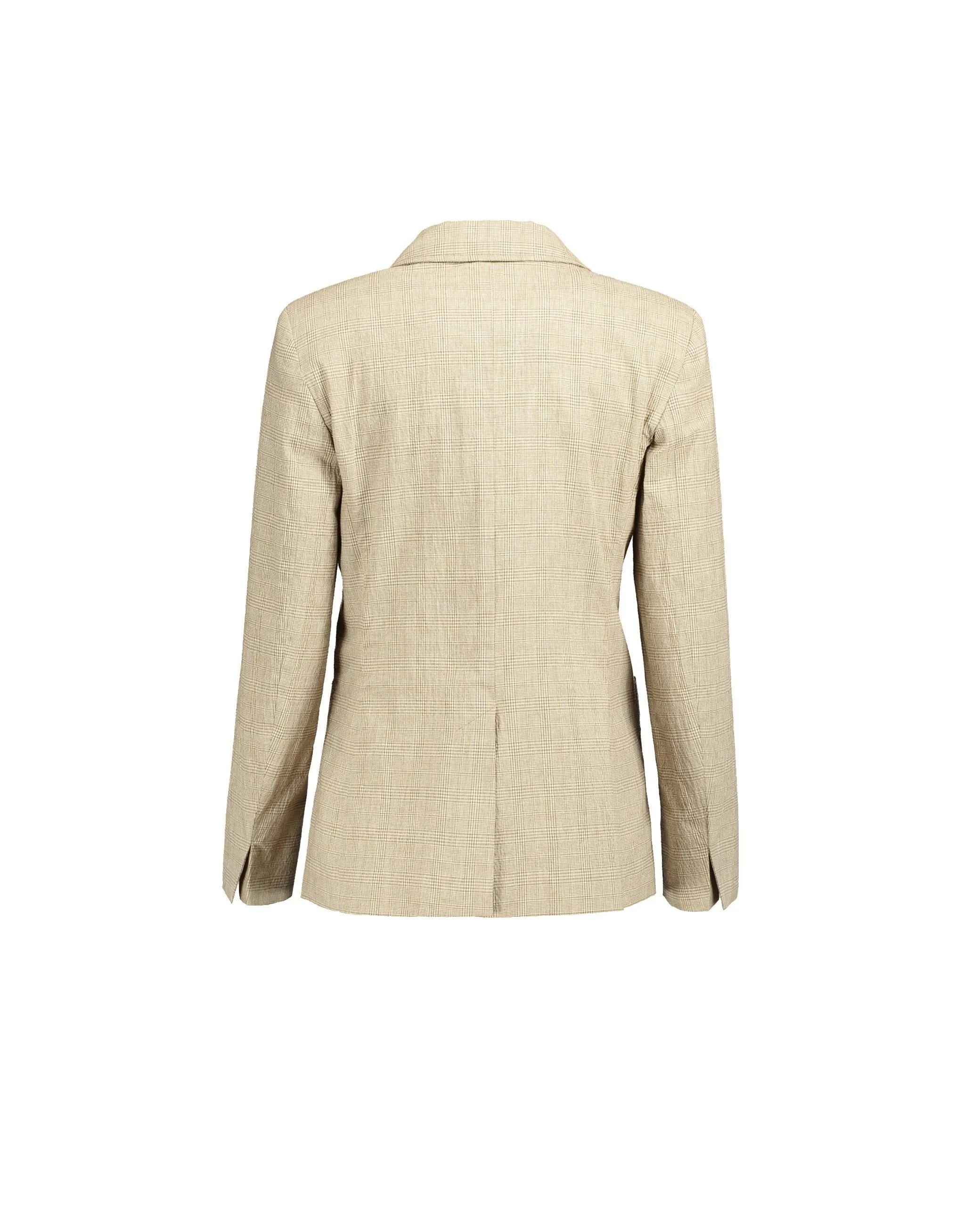 Blazer Balco quadretti beige colonial