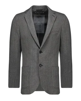 Blazer felpa cotone grigio