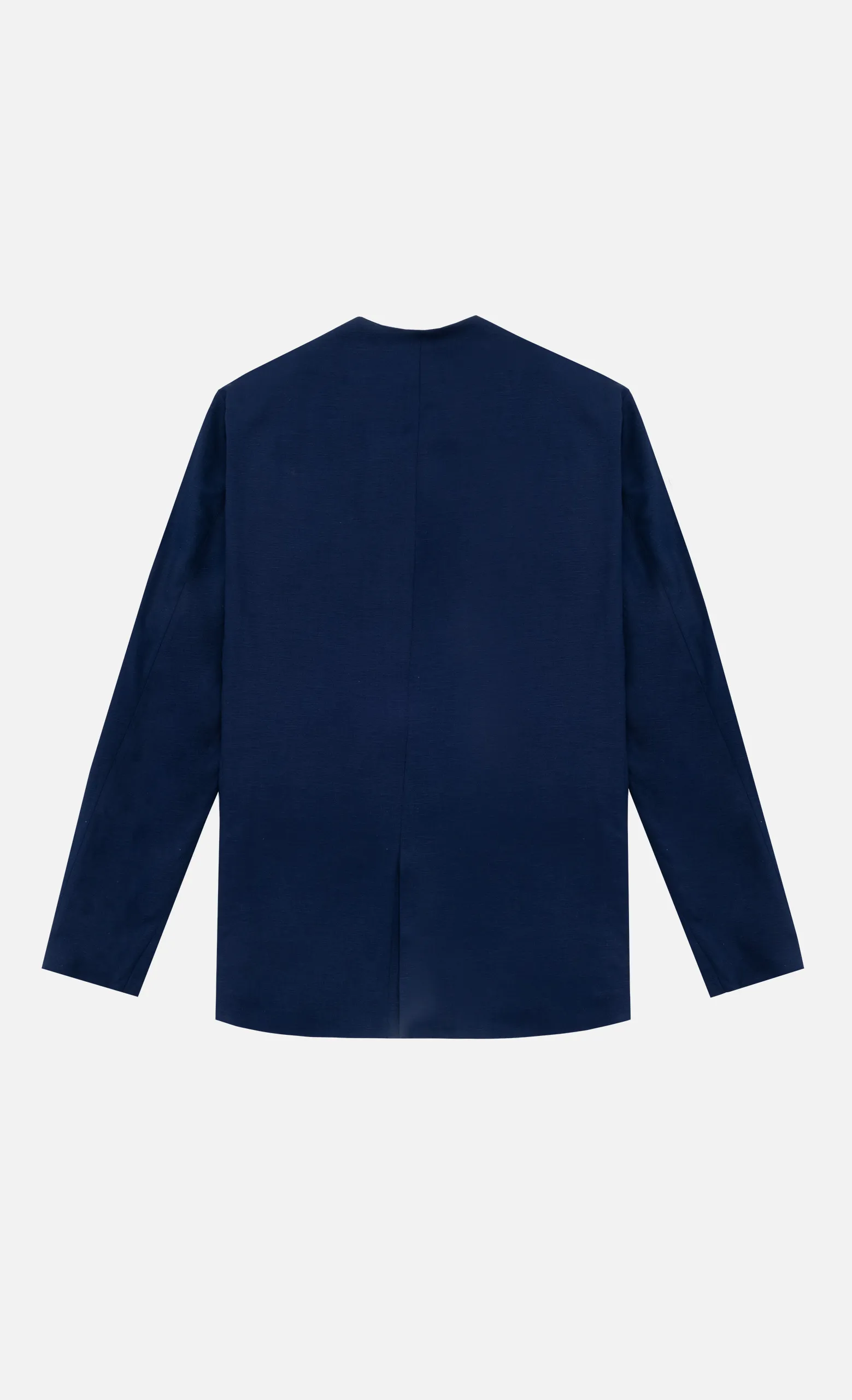 Blazer in Lino – Blu Navy