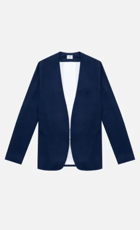 Blazer in Lino – Blu Navy