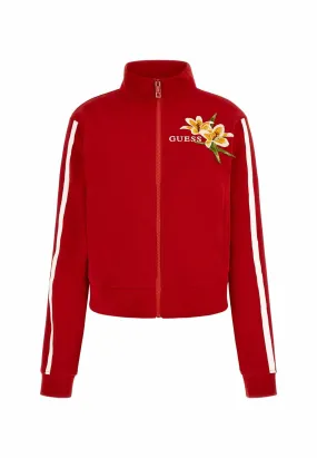 BLUMENSTICKEREI - Felpa con zip