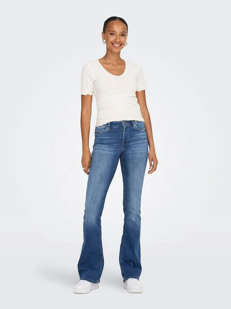 Blush Mid Flared - Jeans