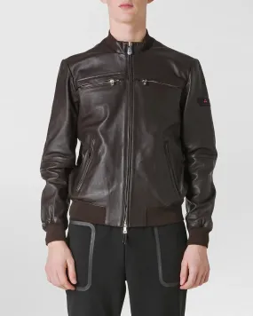 Bomber Sands Leather WS 03 testa di moro in pelle