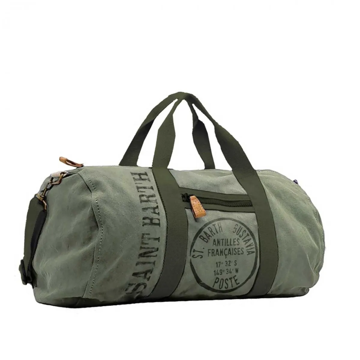 Borsone Maxime Stile Vintage, Verde