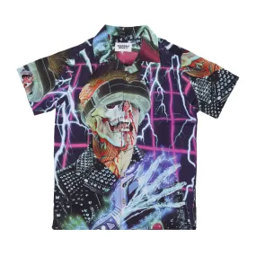 Camicia Manica Corta Uomo Death Glove Shirt All Over Print
