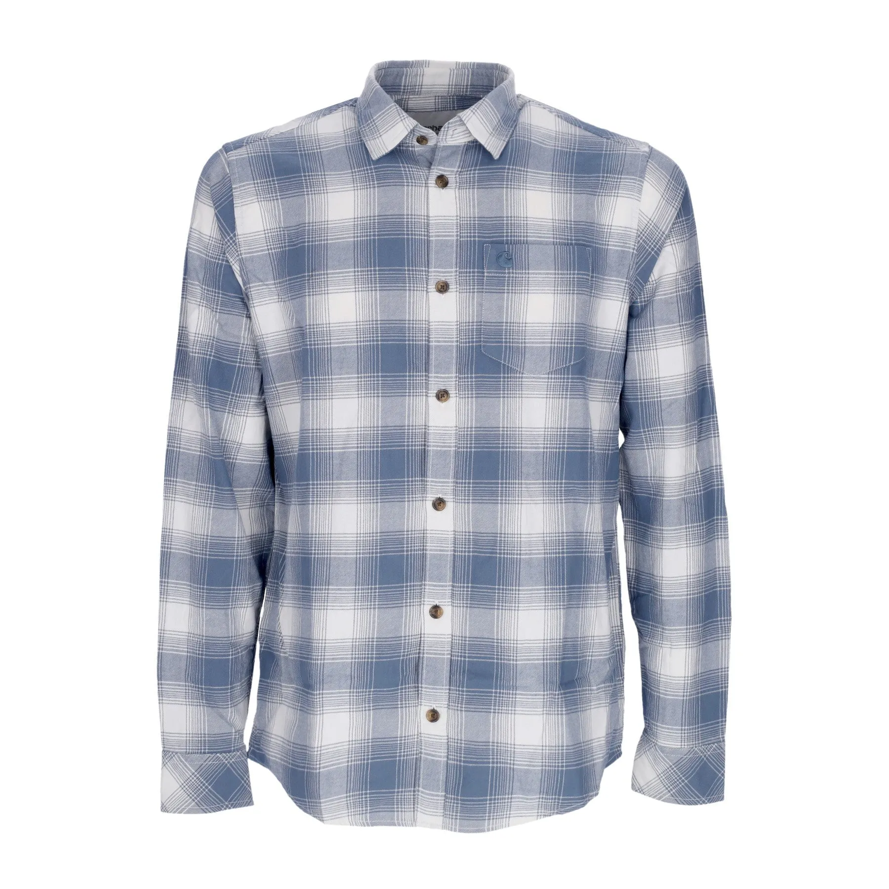 Camicia Manica Lunga Uomo L/s Deaver Shirt Storm Blue