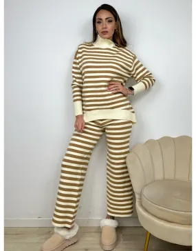 CO ORD SET SERENA BEIGE/CAMEL