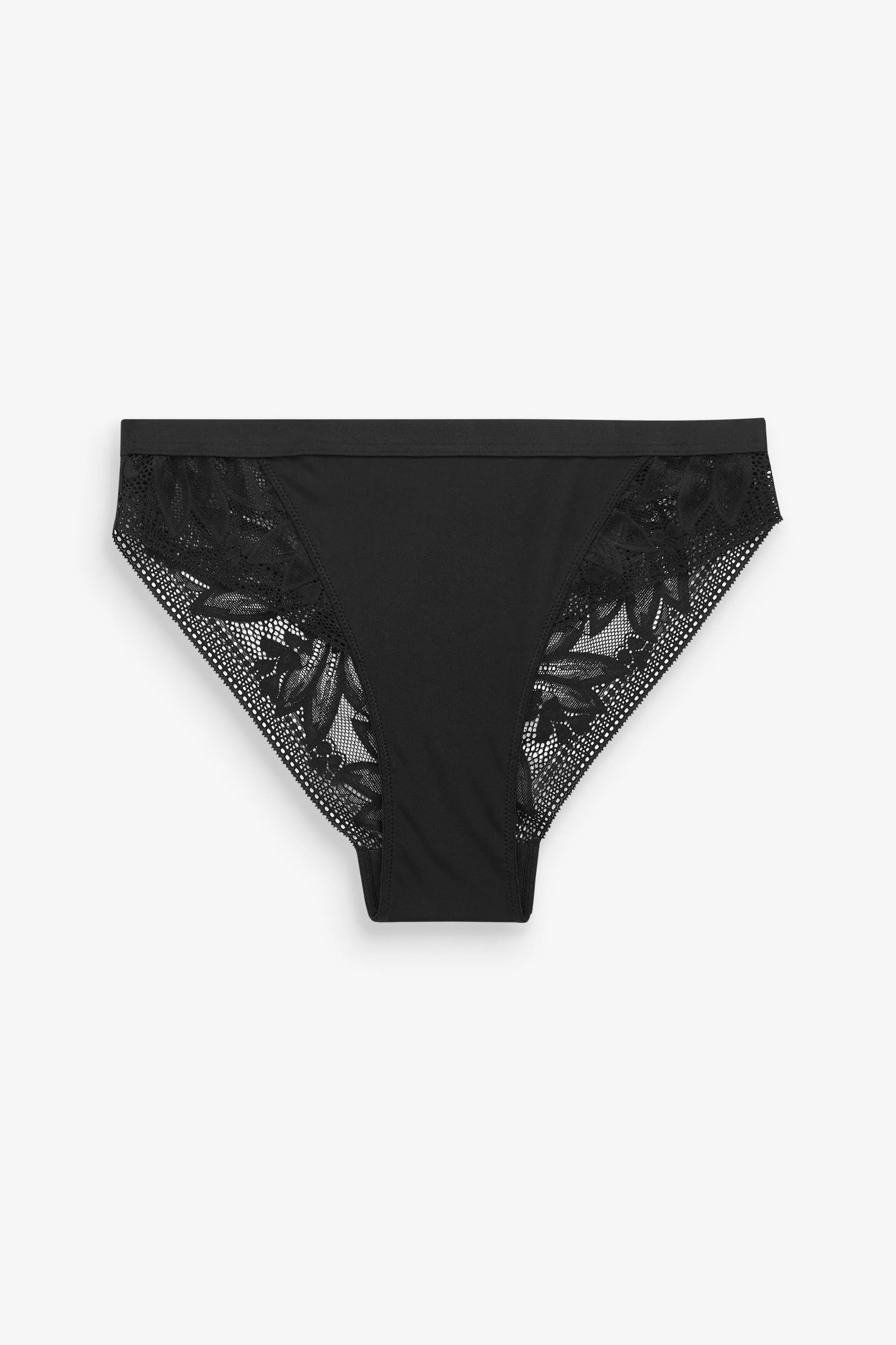 Confezione da 2 slip in microfibra e pizzo