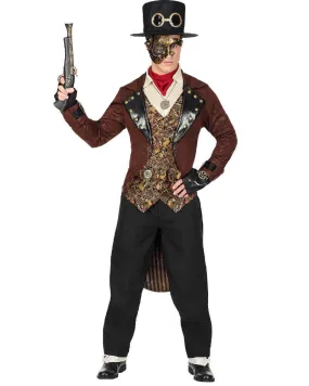 Costume Carnevale Steampunk Travestimento Fantascientifico PS 28635