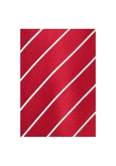 Cravatta microfibra fondo rosso bianco