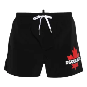 DSQUARED2 - Costume da bagno Leaf Boxer Midi