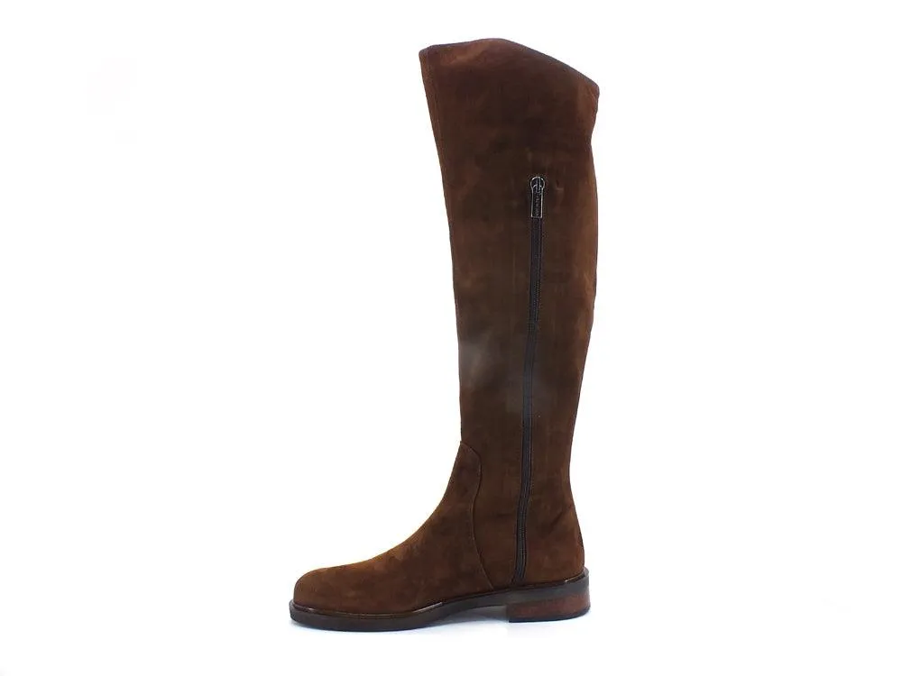 E'MIA Stivale Camoscio Zip Sigaro CHANTAL