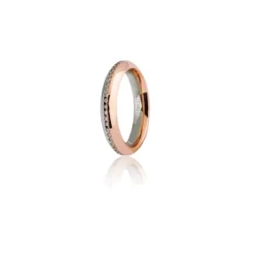 Fede Eterna in oro rosso e bianco