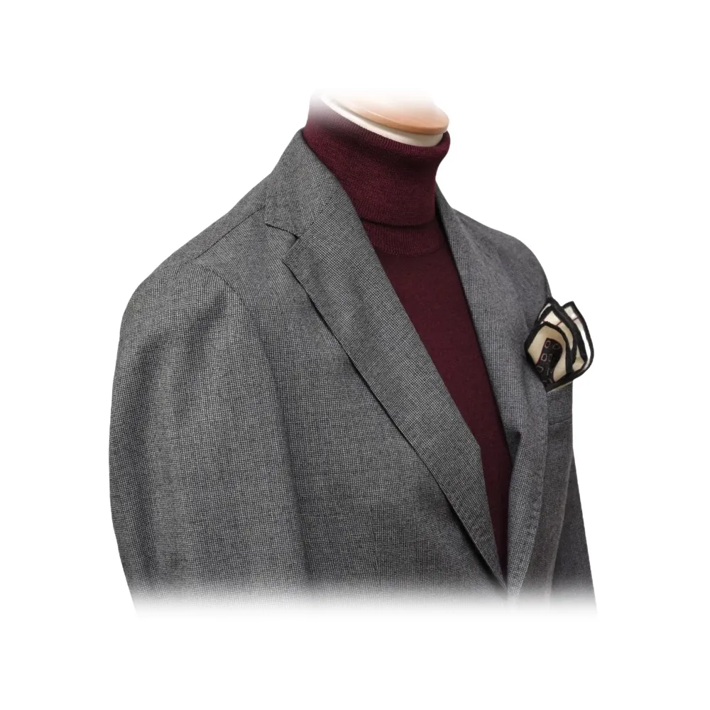 Fefè Napoli - Giacca Lacharmant Lana Grigio - Giacche - Handmade in Italy - Luxury Exclusive Collection