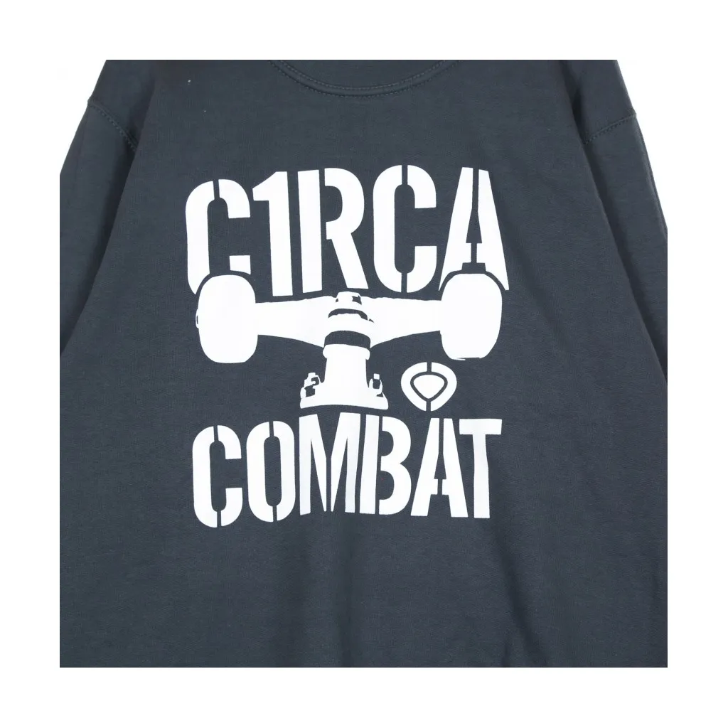 FELPA GIROCOLLO COMBAT CREW SMOKE