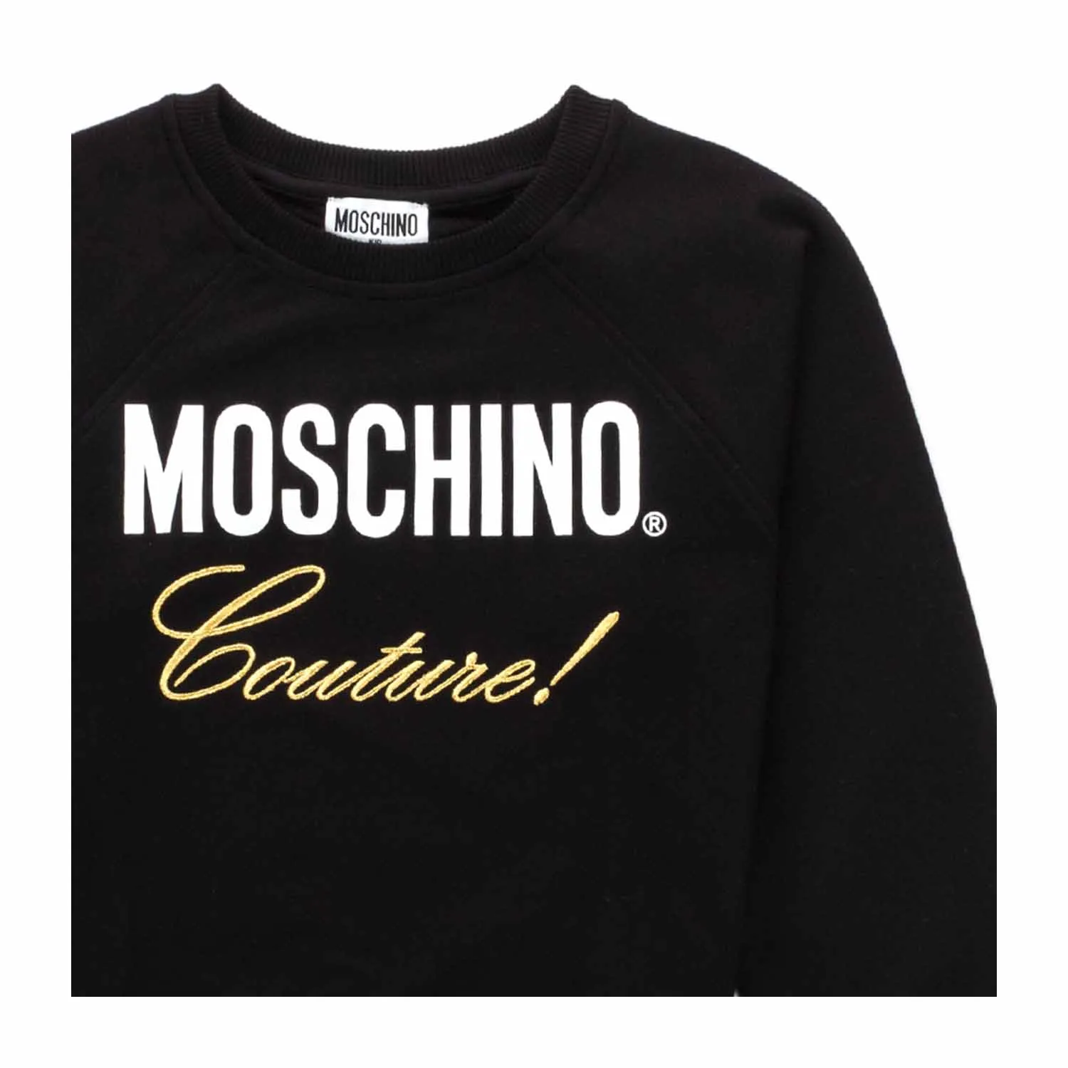 Felpa Nera Moschino Couture