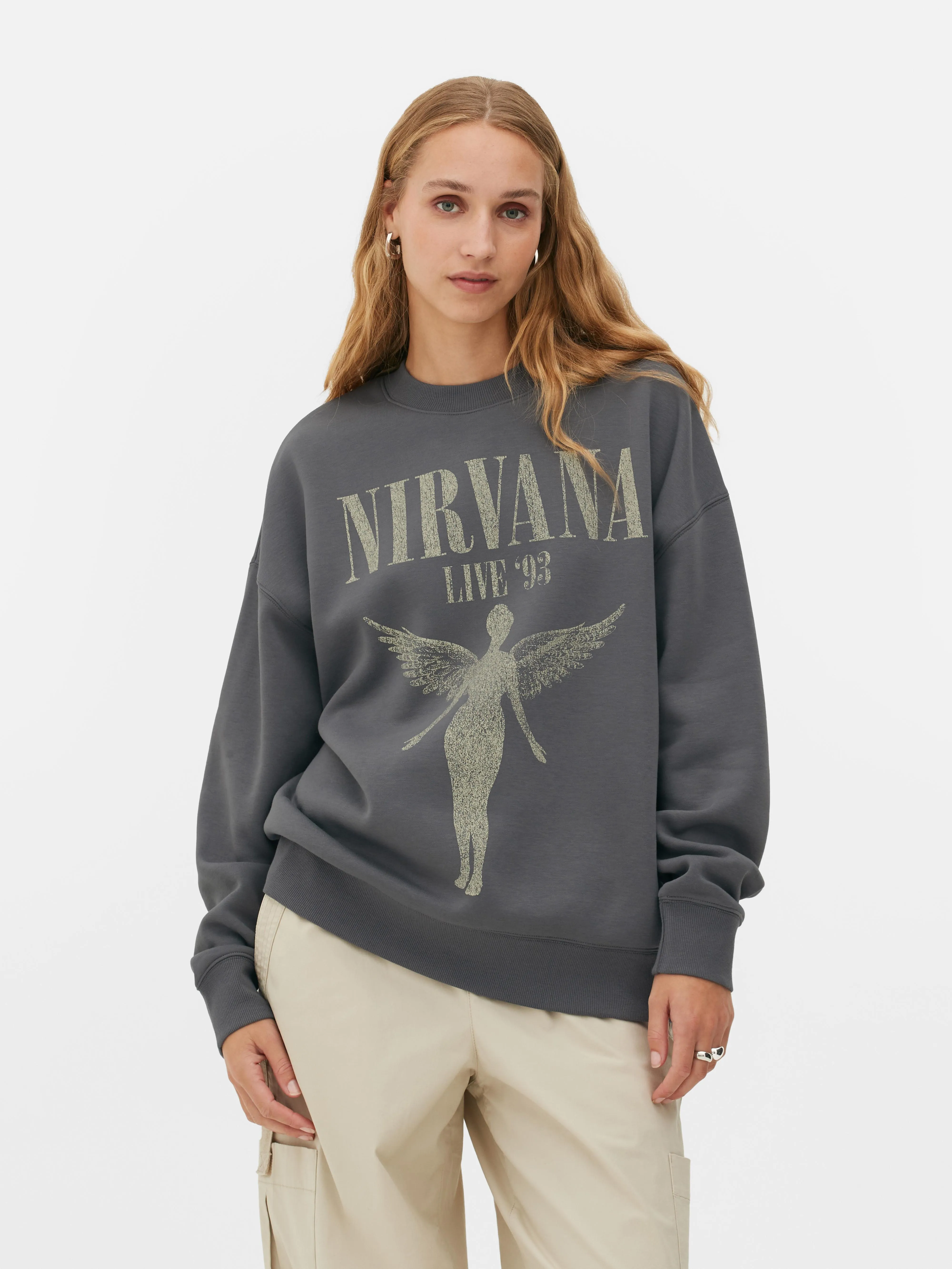 Felpa oversize Nirvana