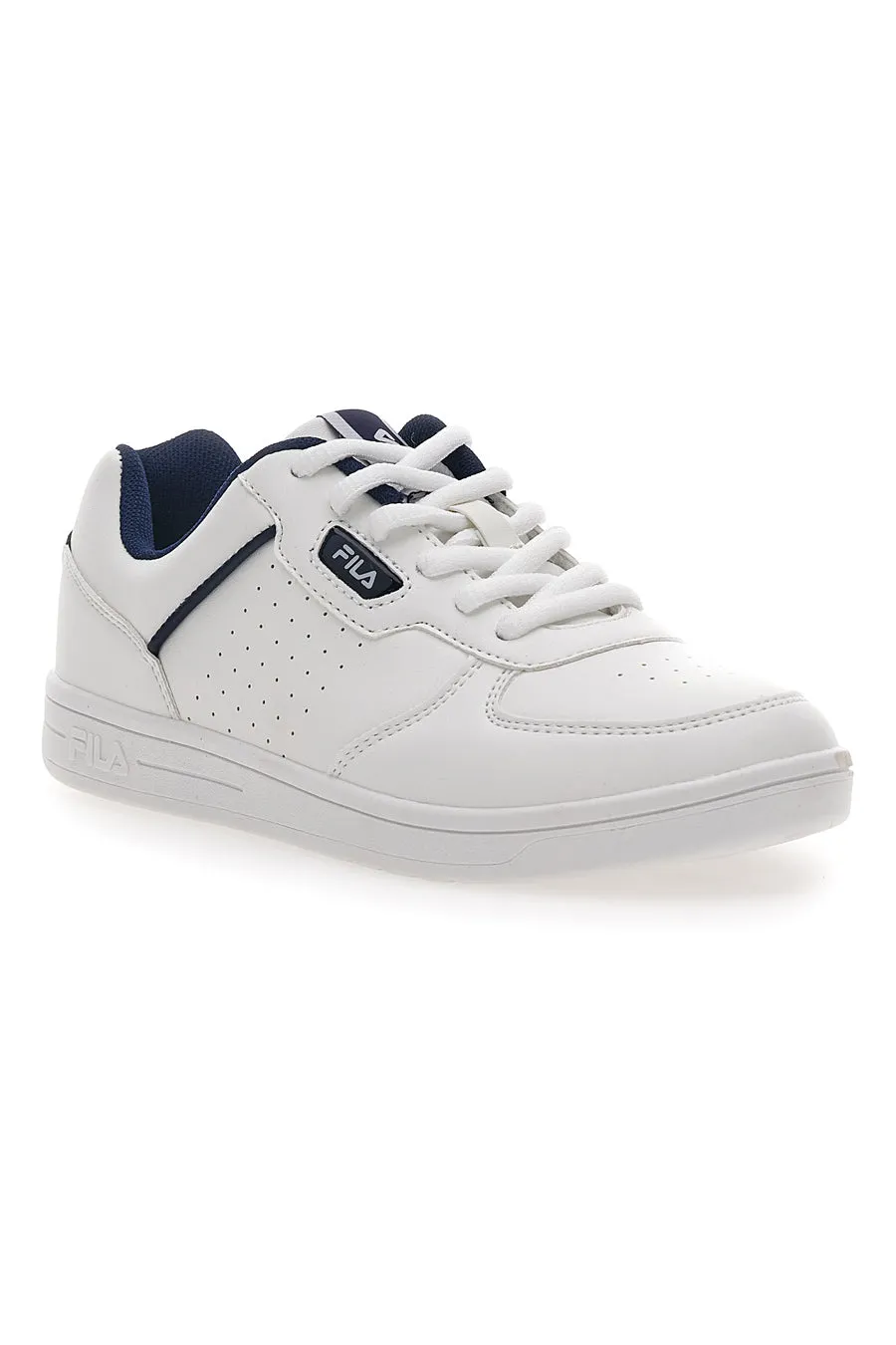   FILA Sneakers Bianche con profilo Blu Fila Court Teens