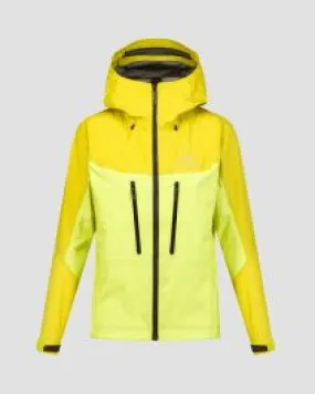 Giacca hardshell gialla da donna Arcteryx Alpha