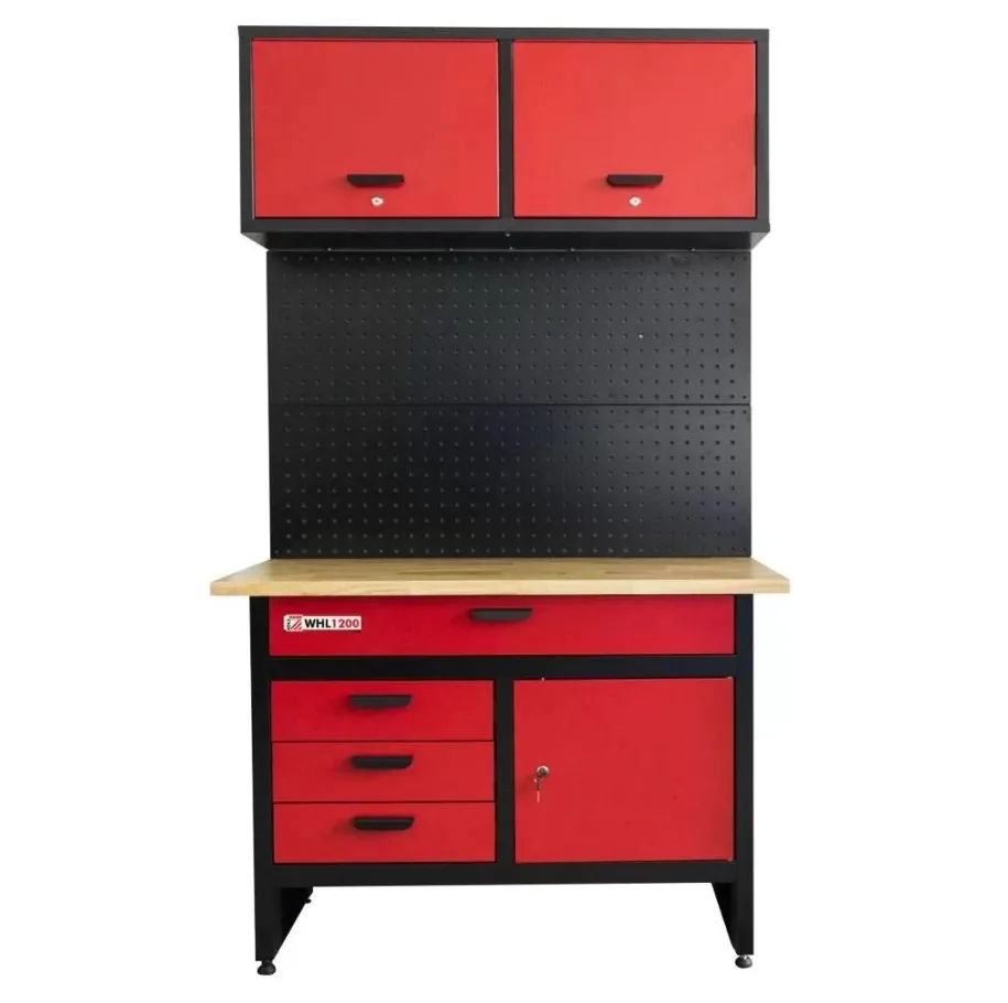 HOLZMANN whl1200 Banco da lavoro a parete con 7 cassetti