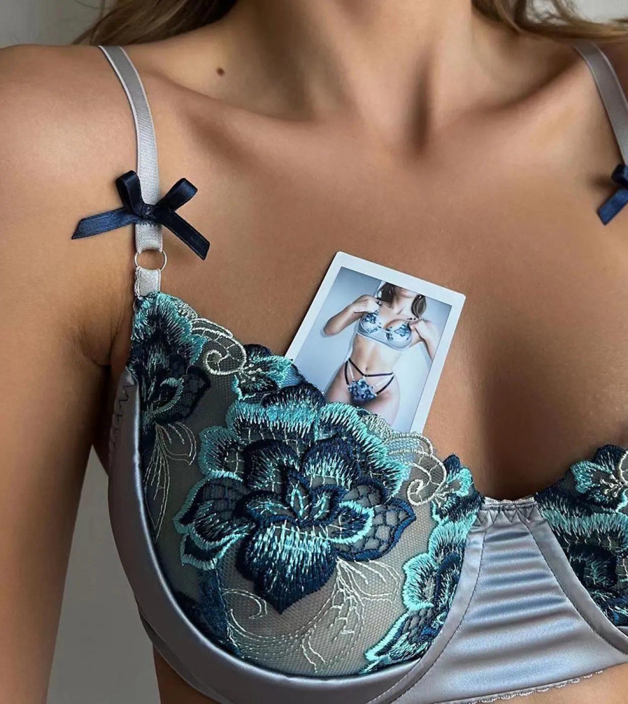 Intimo da donna Set da ricamo Intimo da donna Completi di lusso Intimo da donna Reggiseno e slip