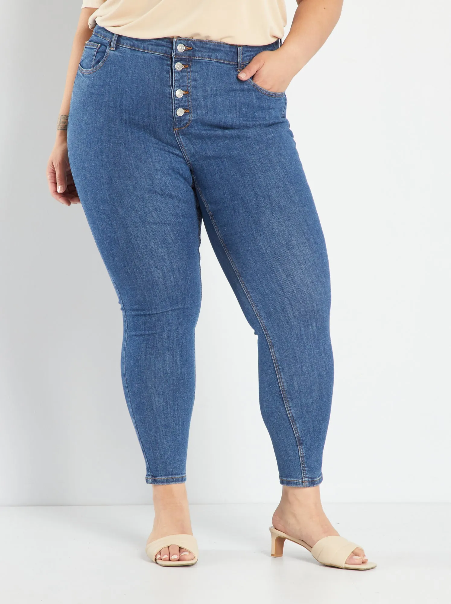 Jeans skinny - L34 - BLU