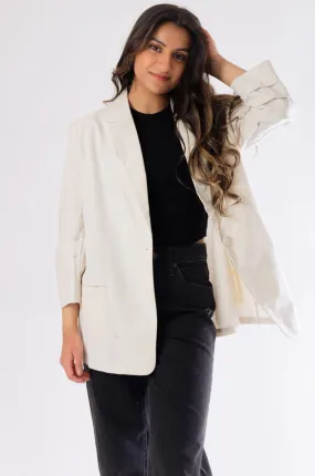 Linen Oversized Blazer