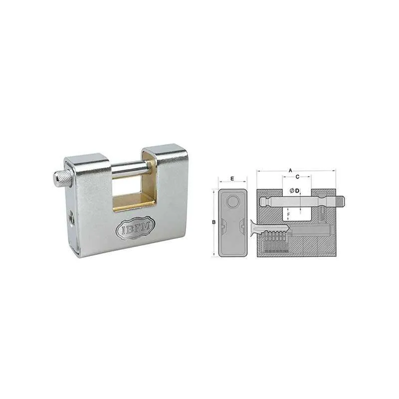 LUCCHETTI IBFM CORAZZATI MM.90 9990 *KA*,Eur