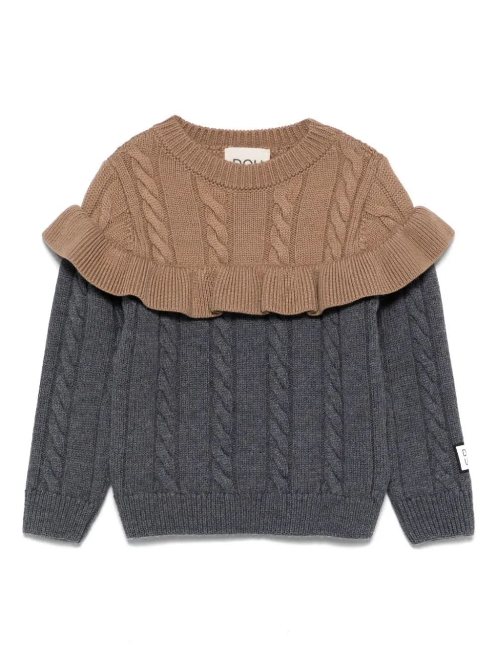 Maglione a trecce