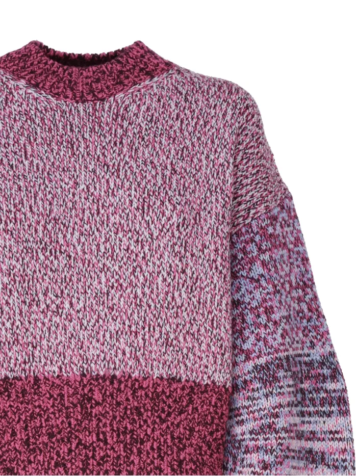 MAGLIONE CROP OVER IN LANA