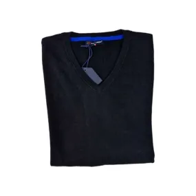 Maglione Maxfort punta in cotone blu