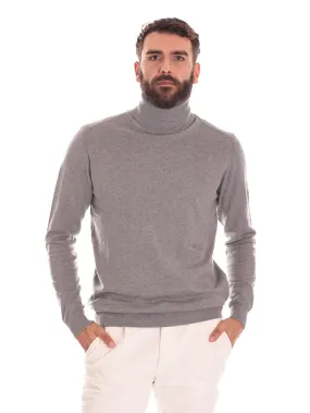 Markup Uomo Maglione Collo Alto MK390008MELANGE Grigio