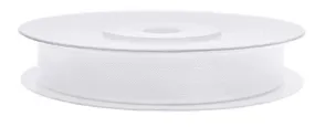 Nastro regalo chiffon bianco 25m x 6mm