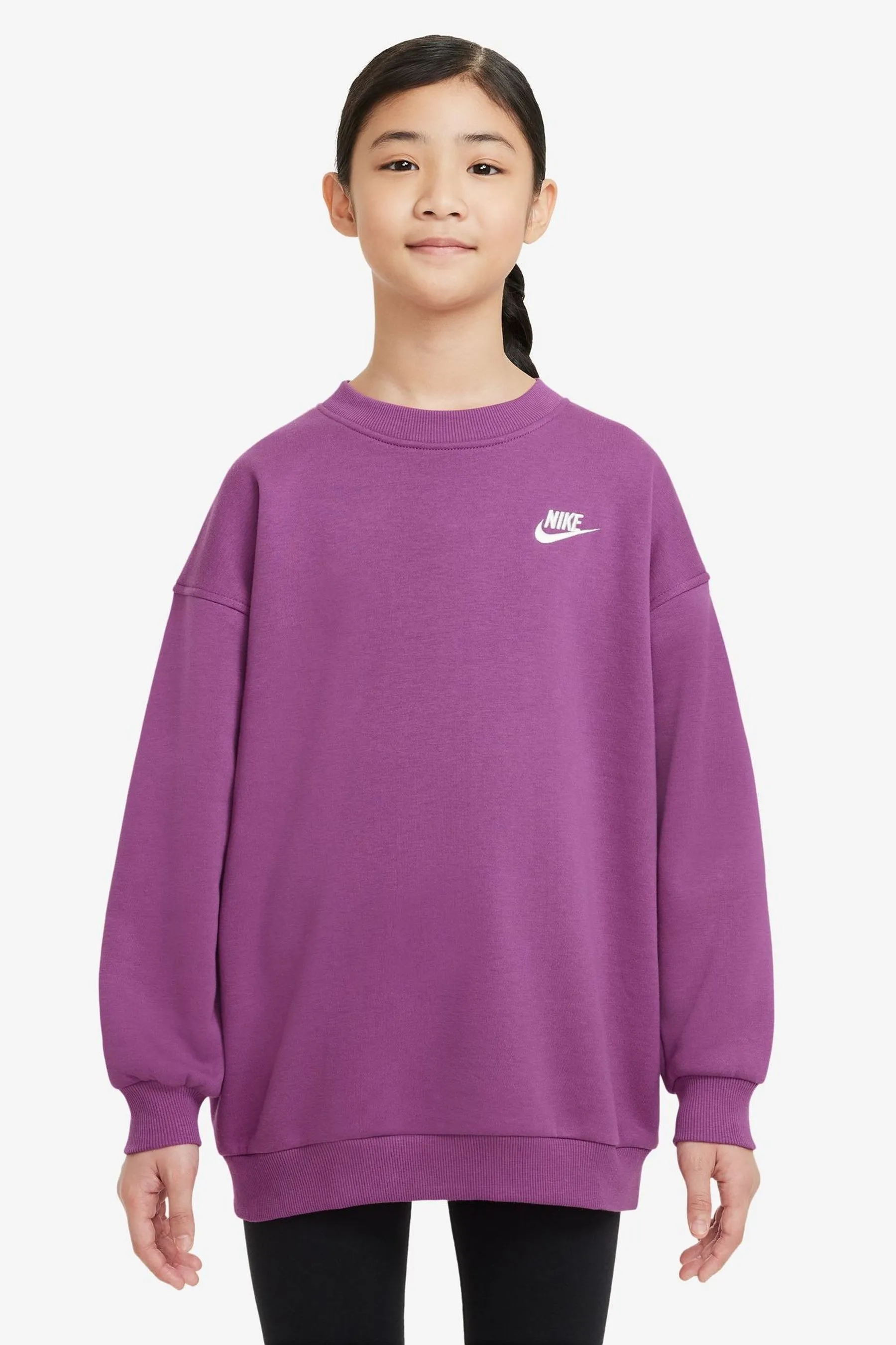 Nike Club - Felpa oversize in pile    