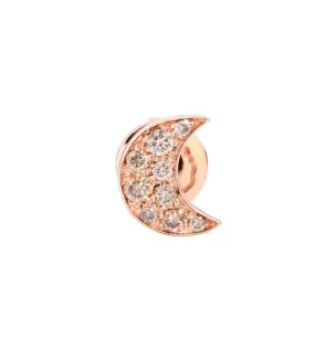 Orecchino Donna Dodo Luna Oro Rosa e Diamanti DOHLU/9/BR