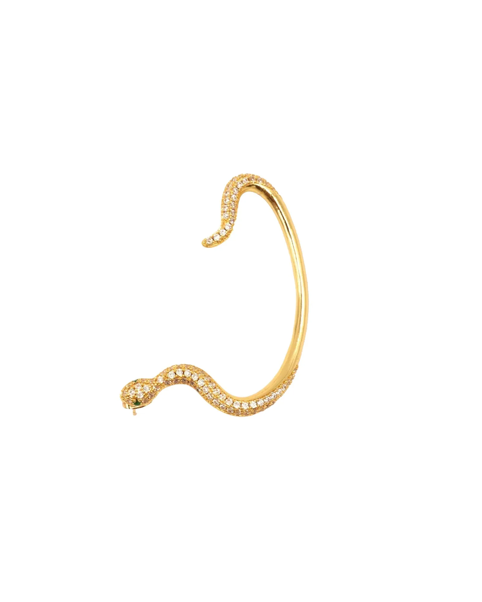 Orecchino ear cuff serpente oro