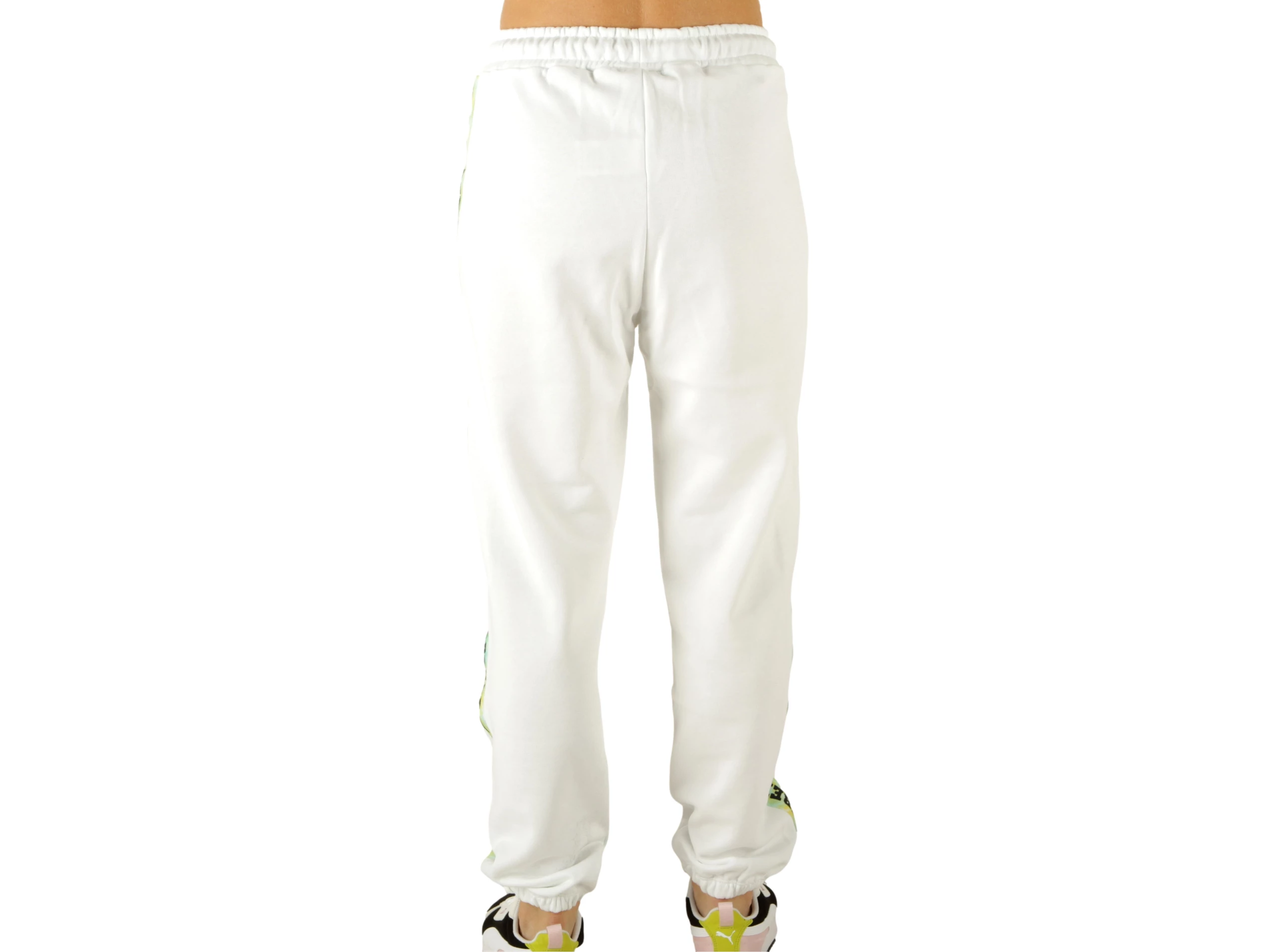 Pantalone Donna In Felpa Bianco