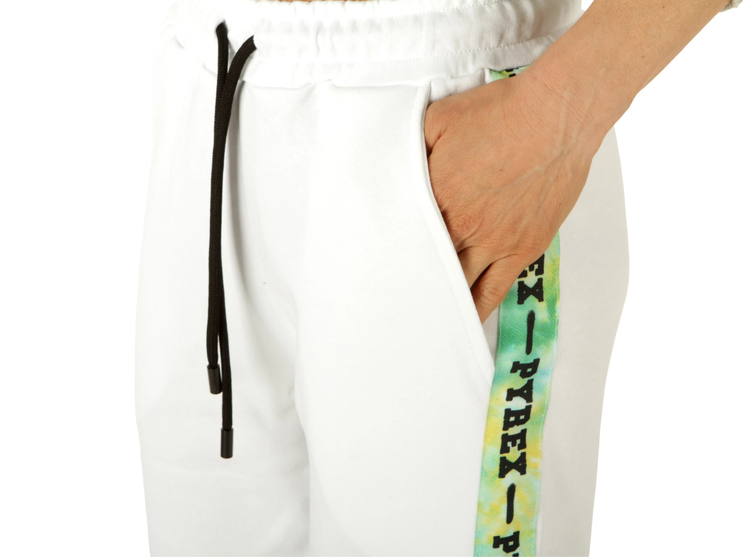 Pantalone Donna In Felpa Bianco