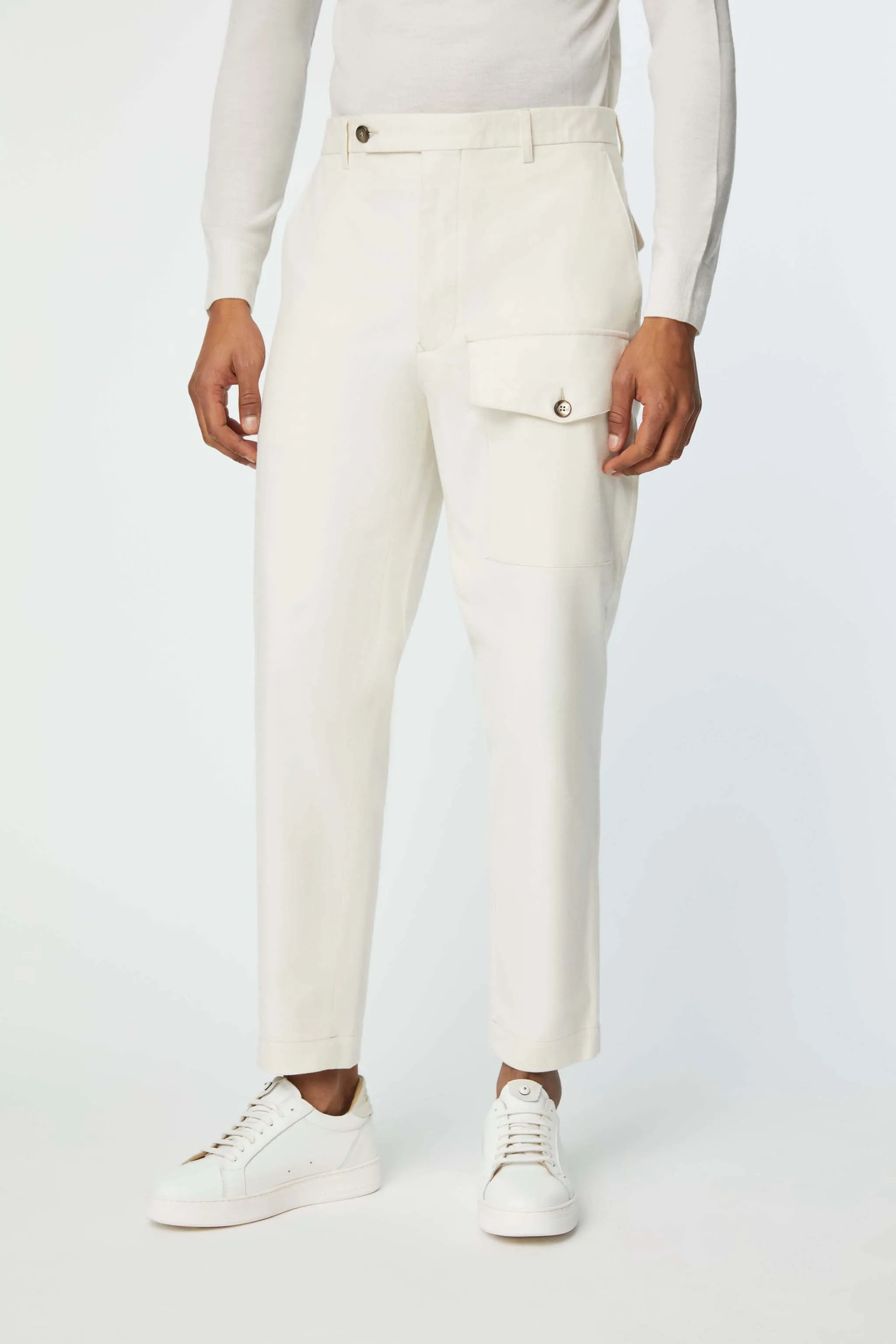 Pantalone TONY non trattato bianco