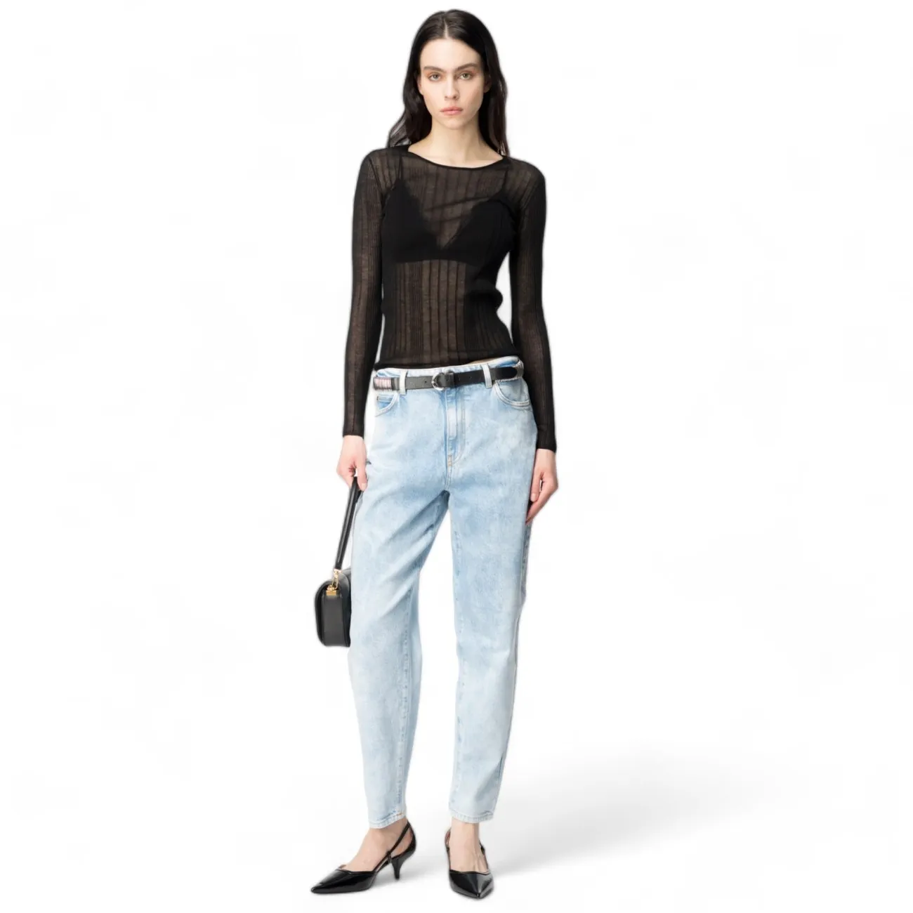 Pinko jeans baggy maddie