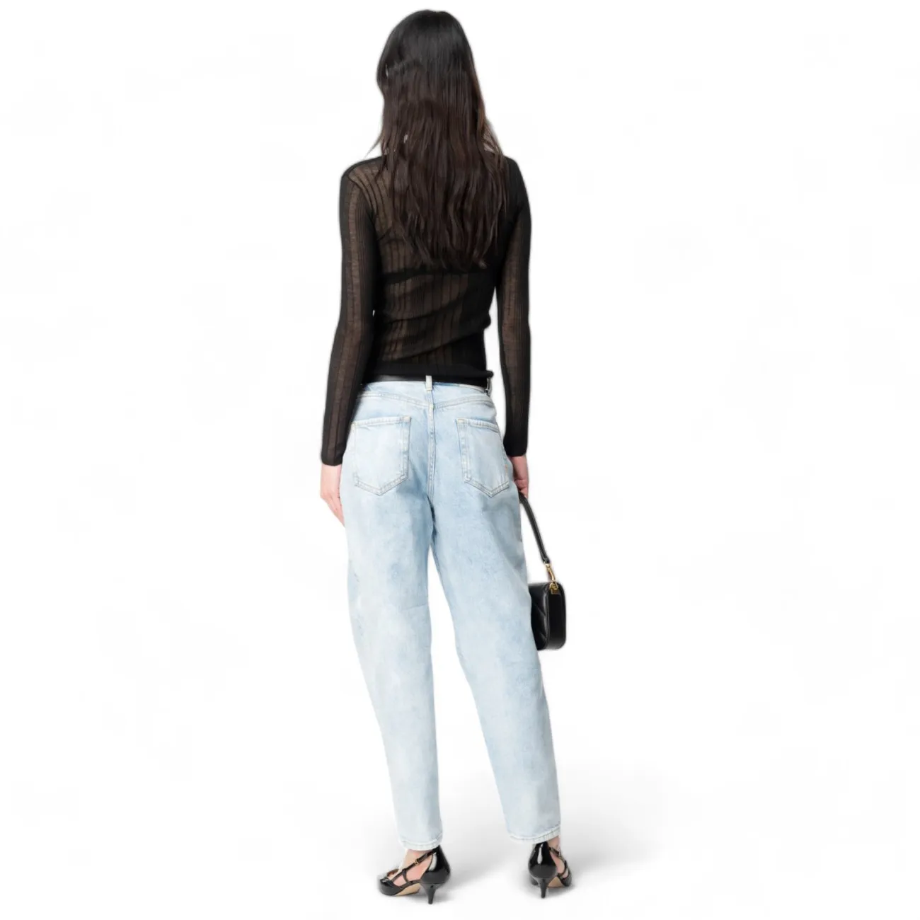 Pinko jeans baggy maddie