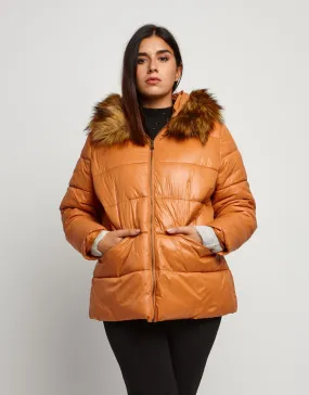 Piumino arancio