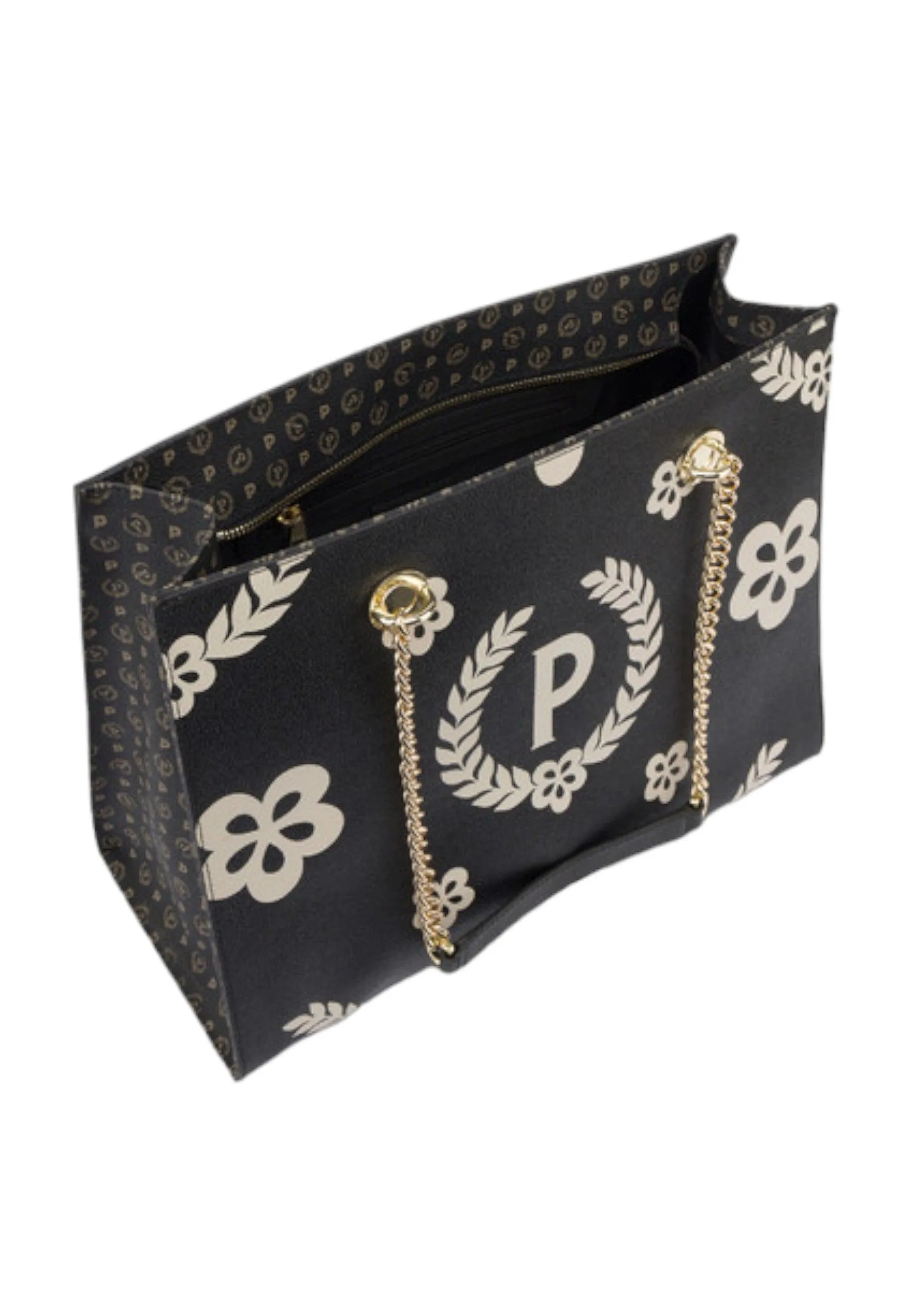 POLLINI Borsa Tote Donna Nero TE8472PP0DQ1E00A