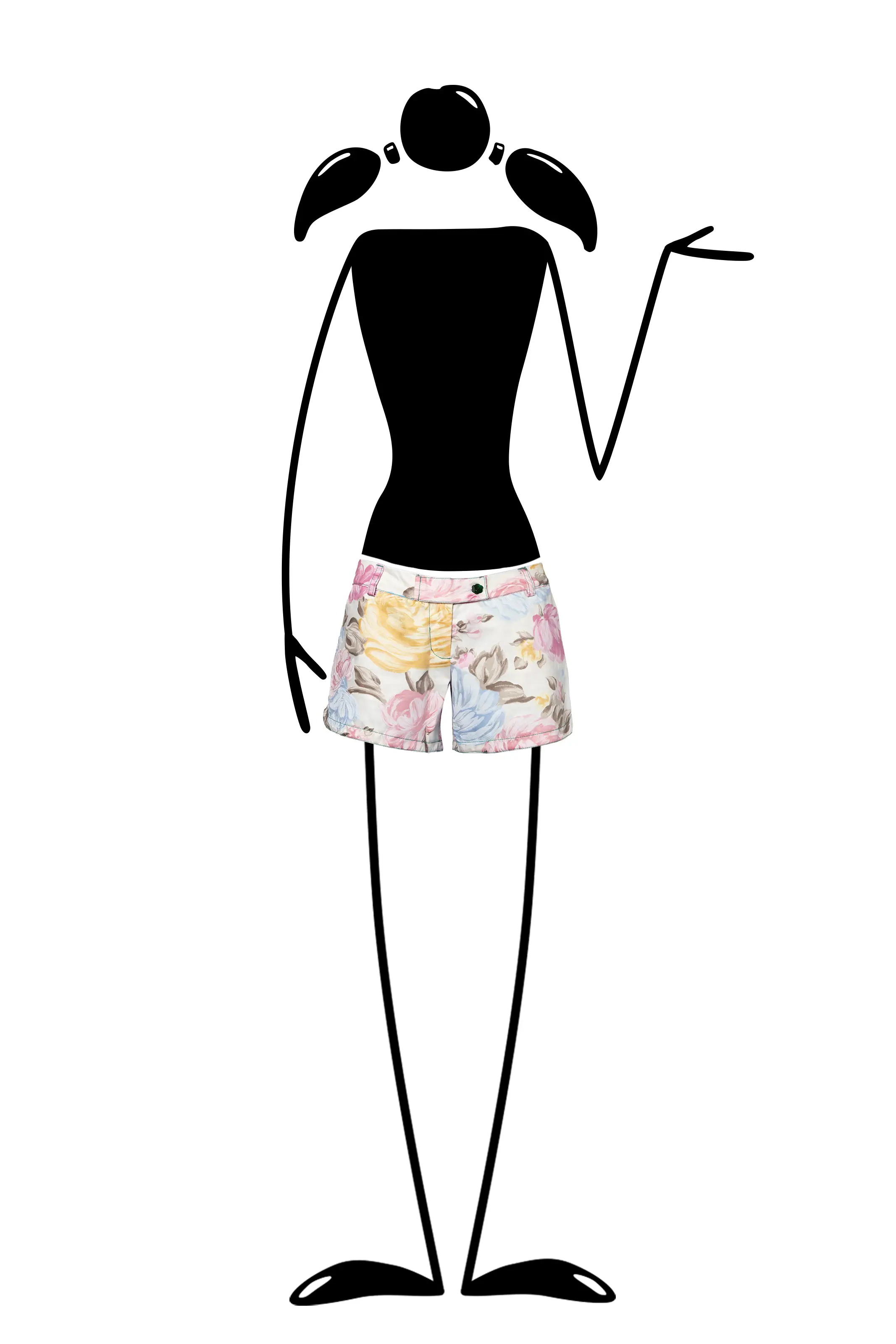 --Shorts donna floreali STEFFY-