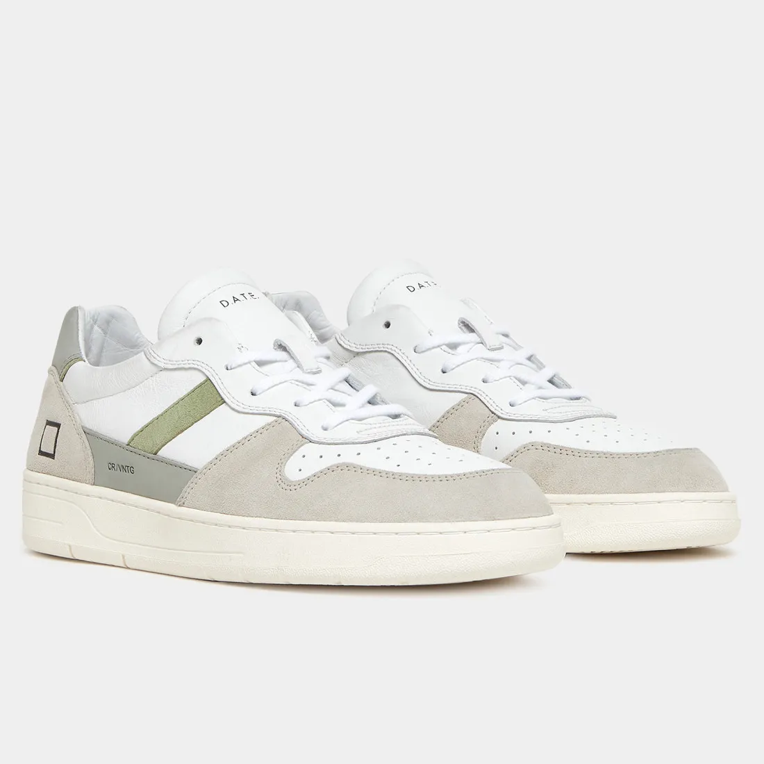 Sneaker da uomo Court 2.0 Vintage bianca, grigia e verde