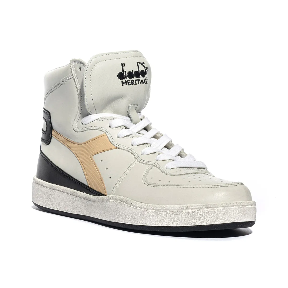 Sneakers Diadora Mi Basket Used Bianche