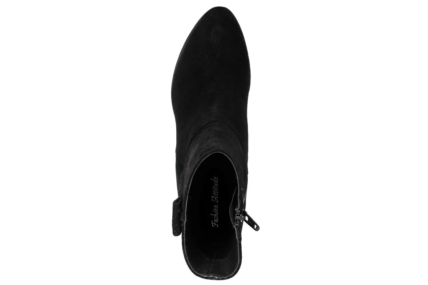 Stivaletto con tacco Donna in Pelle Nero